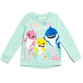 thumbnail image 2 of Pinkfong Baby Shark Infant Baby Girls Fleece Pullover Sweatshirt and Pants Set Infant to Toddler, 2 of 5