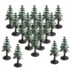 thumbnail image 1 of Árbol de pino de escarcha de nieve artificial Yuyangstore 20 piezas 3,5 cm x 3 cm x 6,9 cm, 1 of 8
