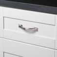 thumbnail image 3 of GlideRite 3 in. Center Arched Square Pulls Cabinet Hardware Handles, Satin Nickel, Pack of 25, 3 of 3
