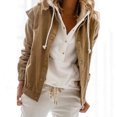 thumbnail image 5 of Vedolay Jacket Women Oversized Button Down Shirt Fall Outfits Streetwear Trendy Coat Khaki,S, 5 of 5