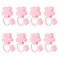 thumbnail image 4 of 8Pcs Straw Adorable Shaped Caps Drinking Pipe Cover Straw Tip Plugs Straw Covers Silicone Tips, 4 of 8
