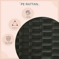 thumbnail image 3 of PawHut Extendable Rattan Dog House Outdoor Indoor with Roof, Cream White, 3 of 7