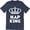 Navy Heather, variant on NAP KING Funny Rude Joke Fathers Day Dad Gift Idea Present Top Mens Tee Shirt