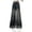 Black, variant on Girls Wide Leg Jeans,Print Straight Wide Leg Denim Jeans Elastic Waist Casual Wear for Girls Spring Fall,Jeans for Girls,Blue 7-8 Years