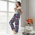 thumbnail image 5 of Sikiie rock Skull blue record Women’s Ultra-Soft Comfy Lounge Pants Sleepwear Comfy Lounge Pants Drawstring Sleep Bottoms with PocketsLarge, 5 of 6