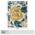thumbnail image 4 of Autua Flower Pattern Baroque Blanket Super Soft All Seasons 3 Sizes 50x60in, 4 of 6