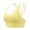 Yellow, variant on WAGUTH Women's Criss Cross Mesh Back Sports Bra Thin Straps Wirefree Medium Support Workout Bras for Yoga Gym Fitness Activewear