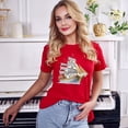 thumbnail image 2 of Ship Graphic Unisex 100 Cotton T-Shirt with Gold Frigate Art Design 7, 2 of 18