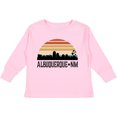 thumbnail image 3 of Inktastic Albuquerque New Mexico Skyline Boys or Girls Long Sleeve Toddler T-Shirt, 3 of 5