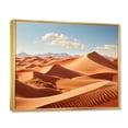 thumbnail image 2 of Designart "Desert White Dunes II" Landscapes Floater Framed Wall Decor, 2 of 7