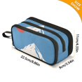 thumbnail image 4 of FORMRS Pencil Case with 3 Compartments Zipper Pouch, Elementary School Level and up, Snow Mountain, 4 of 8