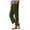 w93# Green198, variant on Wuxian Women'S Capris Pants Casual Summer Solid Color Classic Wide Leg Breathable Comfortable Loose Trousers With Pockets Quickly Dry Baggy Trousers Stylish Joggers,Hot Pink,L