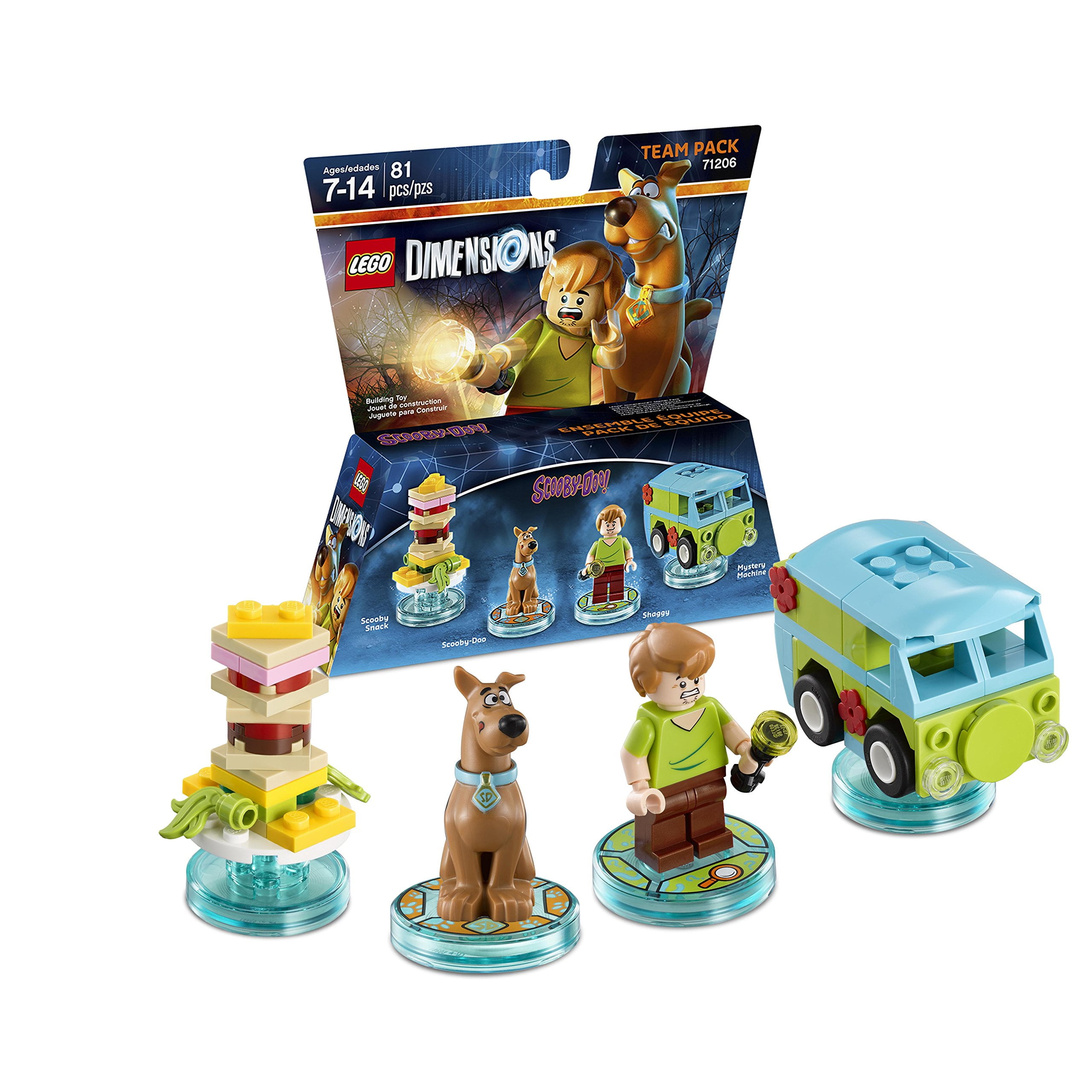 FREE POST stand LEGO Dimensions Scooby Doo tag