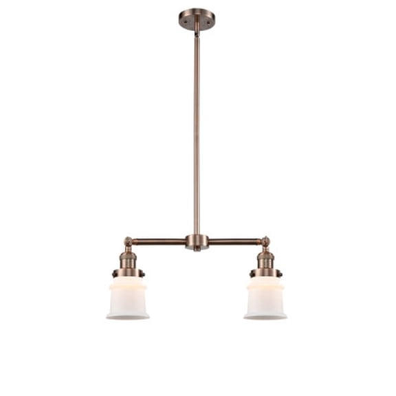 Innovations Lighting 209 Small Canton Small Canton 2 Light 21" Wide Linear Chandelier /
