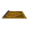 thumbnail image 2 of Ahgly Company Indoor Square Medallion Yellow Traditional Area Rugs, 8' Square, 2 of 4