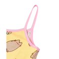 thumbnail image 3 of Pusheen Girls Spring Floral Sleeveless Playsuit, 3 of 7