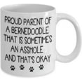 thumbnail image 2 of Bernedoodle Coffee Mug Gift IDea For Bernedoodle Dog Mom Women Her Lover Mommy Tea Cup Christmas Xmas Mother's Day, 2 of 2