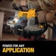 thumbnail image 3 of Sierra de cinta portátil DEWALT GID-298457 Deep Cut 10 A 5 pulgadas, 3 of 7