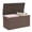 Brown, variant on VICESIM 100 Gallon Waterproof Resin Deck Box Lockable Heavy Duty Outdoor Storage Container For Patio Cushion Garden Tools Pool Accessories