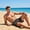 A07, variant on Men's Big and Tall Printed Cargo Shorts with Drawstring Elastic Waist for Casual Beach and Athletic Use