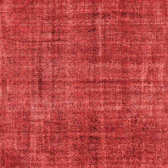 Ahgly Company Indoor Square Persian Red Traditional Area Rugs, 7' Square
