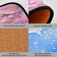 thumbnail image 2 of 2-Piece Kitchen Rugs Set Non-Slip Mats Carpet Floor for Kitchen, Bathroom (19.7"x27.6" & 19.7"x47.2") Beautiful Pink Hummingbird, 2 of 7