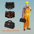 thumbnail image 4 of FASTECH 14-inch Heavy Duty Tool Bag with Wide Mouth for Tool Storage,Carrier and, 4 of 7
