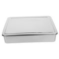 thumbnail image 6 of Zehuanyu Box Covered Baking Tray Stainless Steel Baking Pan With Lid Bread Baking Pan Cake Pan With Lid Bread Oven Ice Cream Container Freezer Box For Refrigerator Home Silver, 6 of 8
