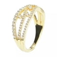 thumbnail image 5 of K-KED Luxury Women Wedding Ring 925 Silver Filled Ring Cubic Zircon Sz 6-10-7, 5 of 6