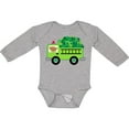 thumbnail image 3 of Inktastic Irish St Patricks Day Fire Truck Boys or Girls Long Sleeve Baby Bodysuit, 3 of 5