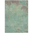 thumbnail image 2 of HomeRoots 618457 8 x 10 ft. Pale Aqua & Taupe Abstract Washable Indoor & Outdoor Rectangle Area Rug, 2 of 5