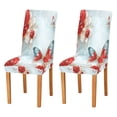 thumbnail image 2 of BZSMCE Chairs Slipcovers Dining Chair Covers Elegant Butterfly Amidst Roses Creative Pattern, 2 of 7