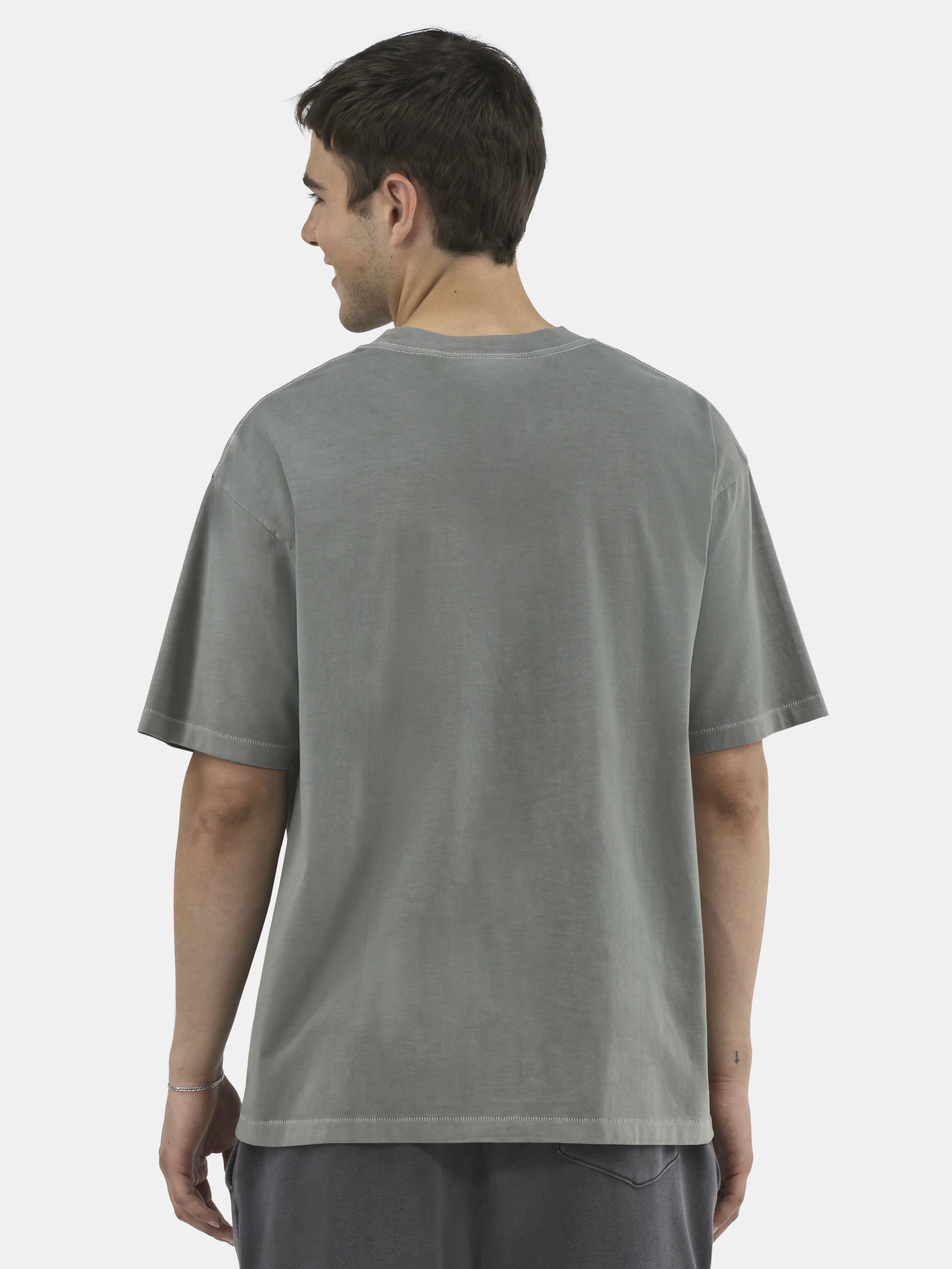 No Boundaries All Gender Cotton Oversize Tee with Short Sleeves, Men's and Big Men's