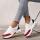 thumbnail image 1 of Las mujeres se deslizan en los zapatos deportivos casuales transpirables Zapatos de malla casuales Zapatillas de deporte Wmkox8yii ahfdhkah909, 1 of 7