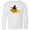AA-White, variant on Inktastic Funny Goldfish with Shark Fin Long Sleeve Youth T-Shirt