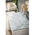 thumbnail image 2 of James Martin Vanities 825-CU30-BW-3CAR 30 in. De Soto Makeup Countertop Unit with 3 CM Carrara Marble Top  Bright White, 2 of 3