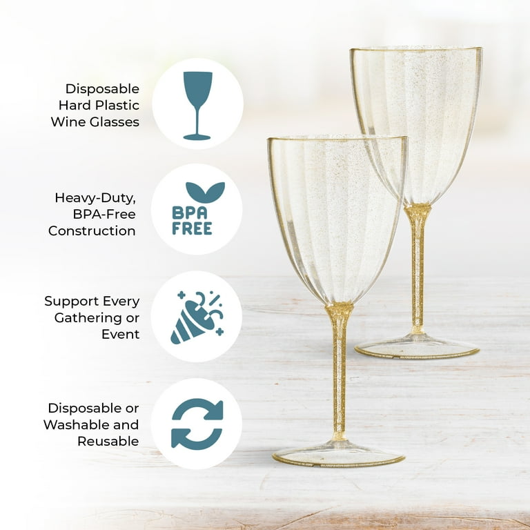 Plastic stemware clearance