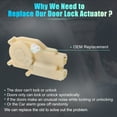 thumbnail image 3 of Actuador de bloqueo de la puerta trasera para Honda Odyssey Cargo EX 5 puertas 01-04 Latch No.74896S0XA01, 3 of 7