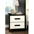 thumbnail image 2 of Adriell Black & White 2-Drawer Nightstand, 2 of 3