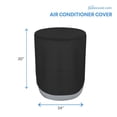 thumbnail image 4 of Patio Waterproof Round Conditioner Cover - Outdoor Patio Air Conditioner Washable - Heavy Duty Furniture 34 Inch Round cover, 4 of 6