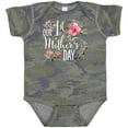 thumbnail image 3 of Inktastic Our First Mother's Day Pink Flowers Boys or Girls Baby Bodysuit, 3 of 5
