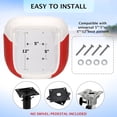 thumbnail image 6 of Lumiparty Pontoon Captain Bucket Seat With Thickened Sponge Padding, Fishing Chairs for Boats, Sightseeing, Speedboat, Canoe, White & Red, 6 of 7