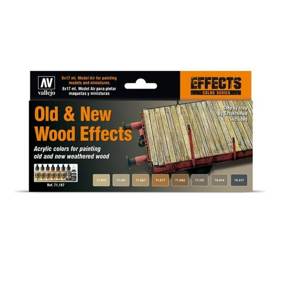 Model Air Set: Old And New Wood Effects