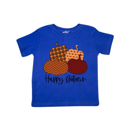 

Inktastic Happy Autumn Cute Pumpkin Patterns Gift Toddler Boy or Toddler Girl T-Shirt