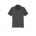 thumbnail image 3 of MERCER+METTLE Unisex Stretch Jersey Polo | Short Sleeve Work Polo for Men & Women, Moisture Wicking Jersey Shirt - Anchor Grey 4XL, 3 of 4