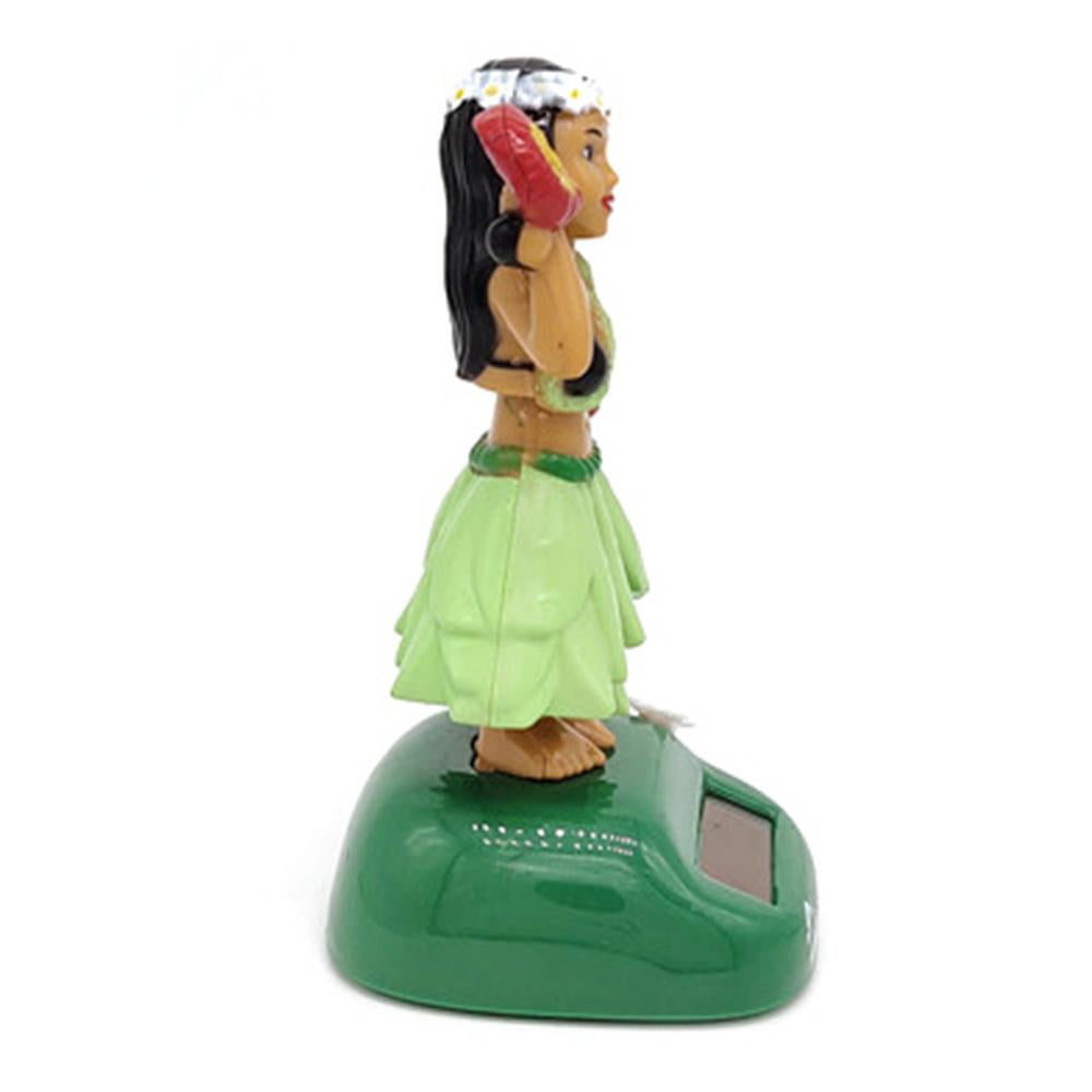 Fovolat Solar hula girl dashboard Hawaiian solar hula dancer car