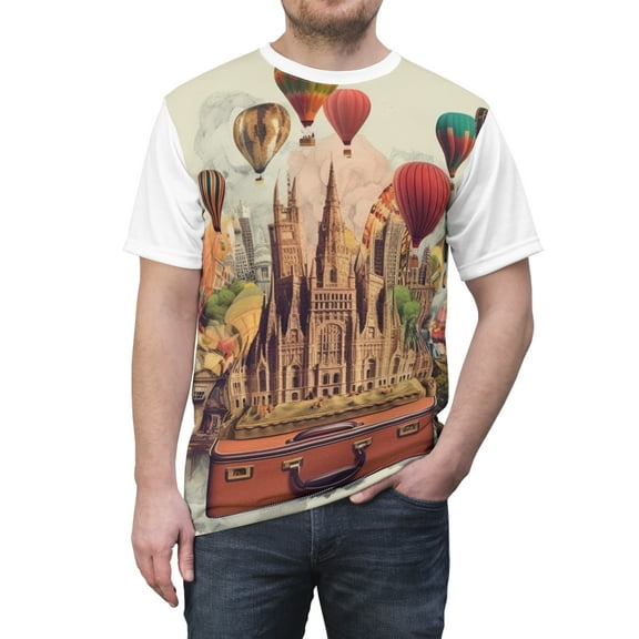 Barcelona Spain Urban Wanderer Unisex Tee