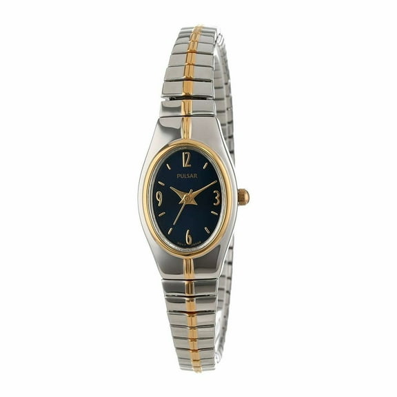 PC3090 Two Tone Stainless Steel Blue Dial Women's Quartz Watch