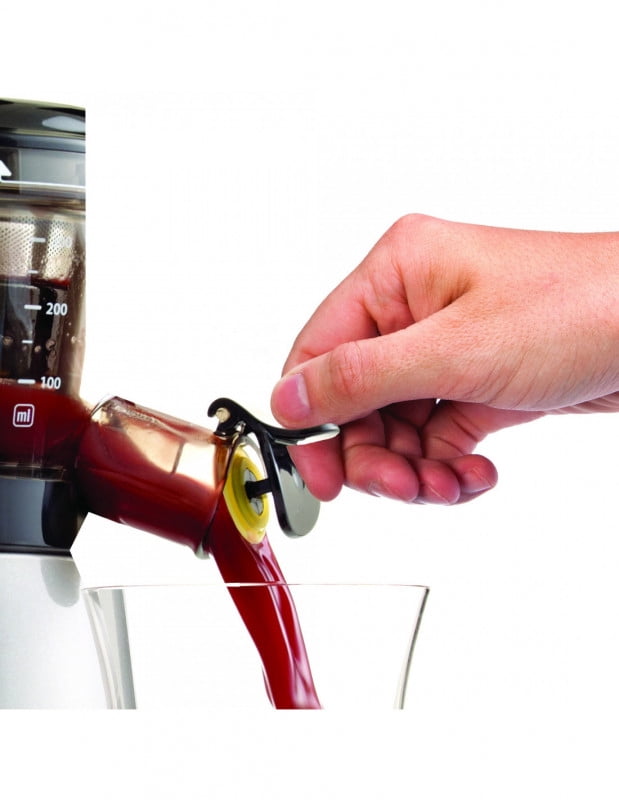 Omega VRT450HD Vertical Slow/Cold Press Juicer in Silver