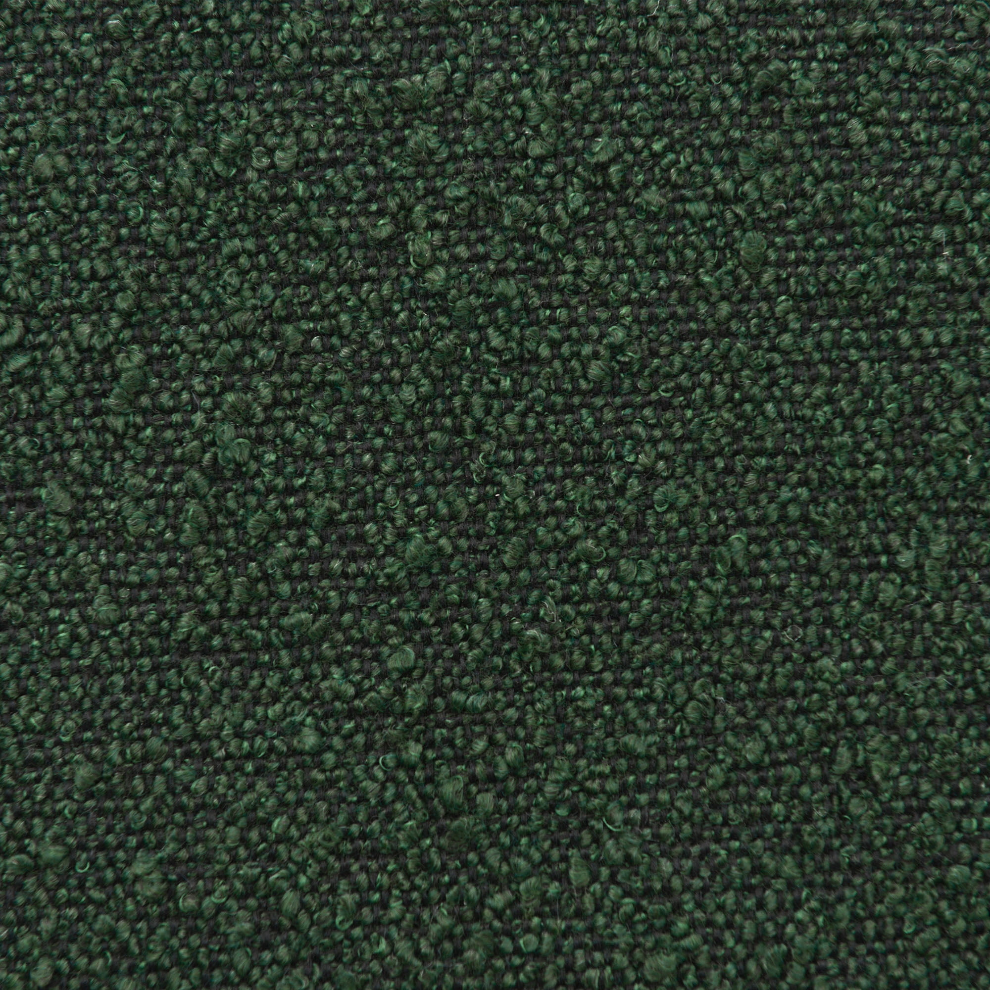 18.5" Wide Modern Square Boucle Upholstered Ottoman with Solid Wood Legs, Multi-Functional Sofa Footrest, Side Table, Extra Seating for Living Room, Bedroom, Fully Assembled (Green)